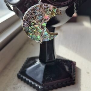 Stunning Wire-Wrapped Abalone Earrings
